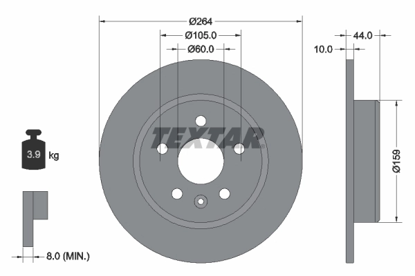 Brake Disc PRO 92275303