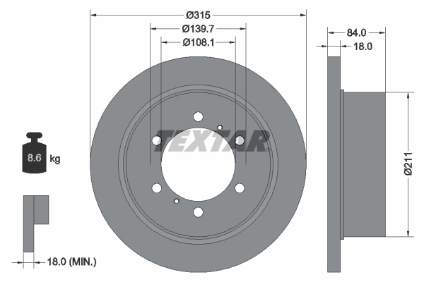 Brake Disc 92093100