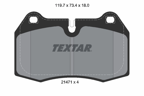 Brake Pad Set, disc brake Q+ 2147102
