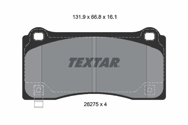 Brake Pad Set, disc brake Q+ 2627501