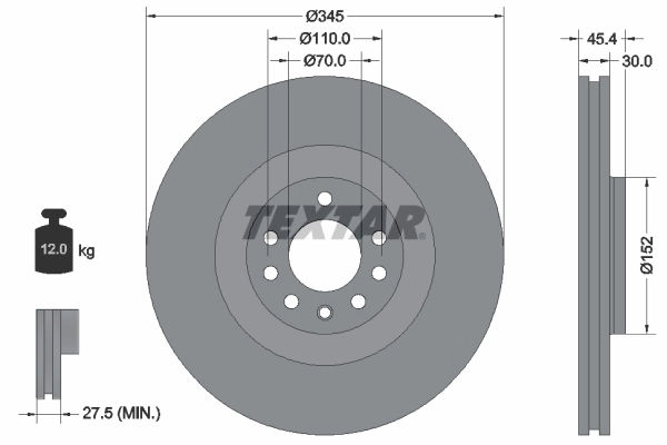 Brake Disc PRO 92242403