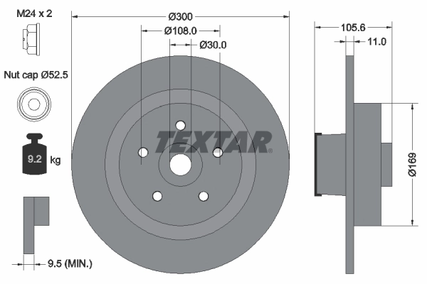 Brake Disc PRO 92252903