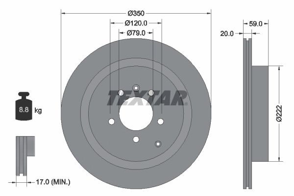 Brake Disc PRO 92147703