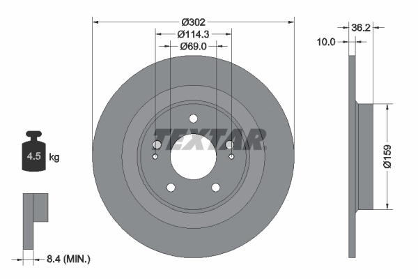 Brake Disc PRO 92267403