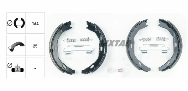 Brake Shoe Set, parking brake 91066900