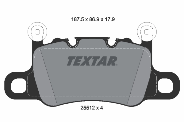 Brake Pad Set, disc brake Q+ 2551201
