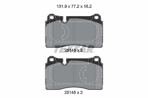 Brake Pad Set, disc brake 2514501