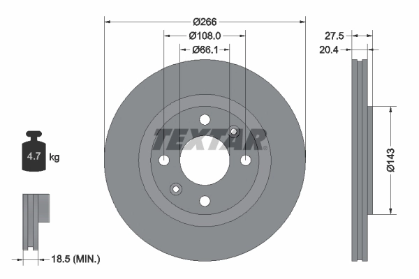 Brake Disc PRO 92048103