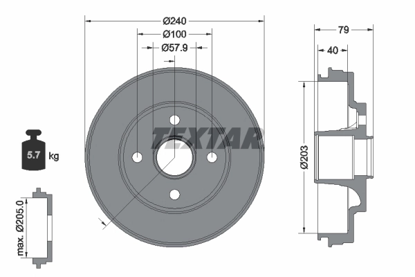 Brake Drum 94049800