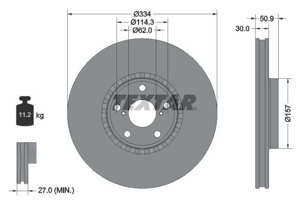Brake Disc PRO 92147803