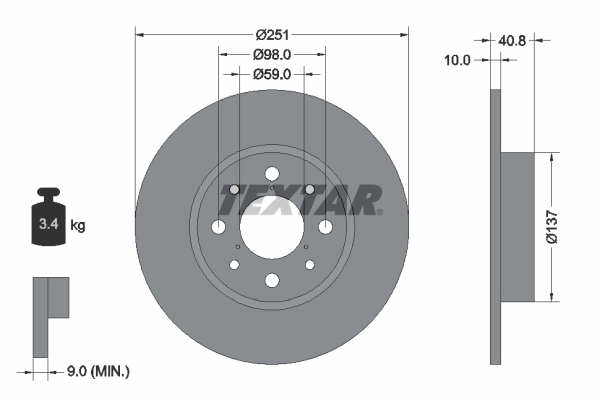 Brake Disc PRO 92202303
