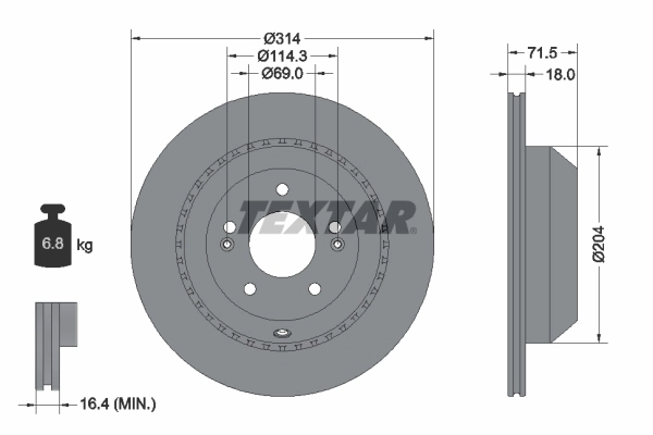 Brake Disc PRO 92300803