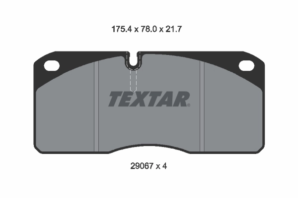 Brake Pad Set, disc brake 2906705