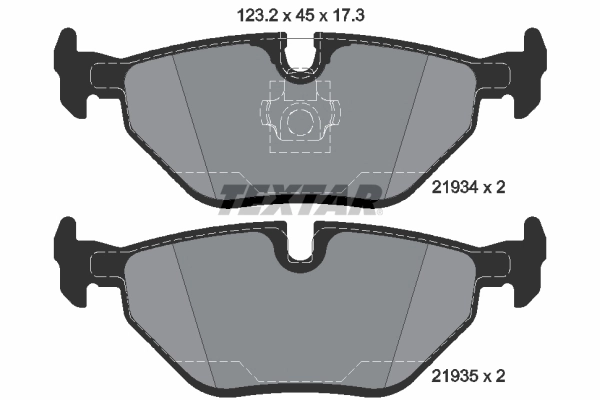 Brake Pad Set, disc brake Q+ 2193402