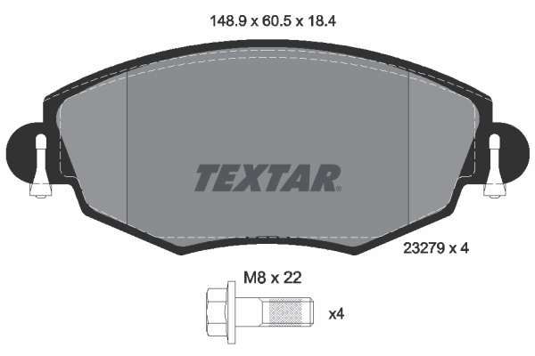 Brake Pad Set, disc brake Q+ 2327904