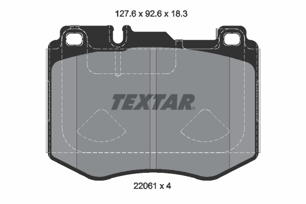 Brake Pad Set, disc brake Q+ 2206103
