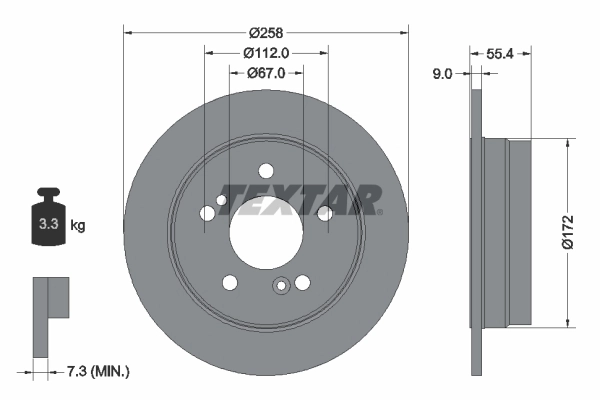 Brake Disc PRO 92059503