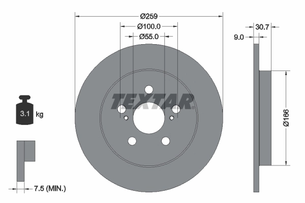Brake Disc PRO 92224003