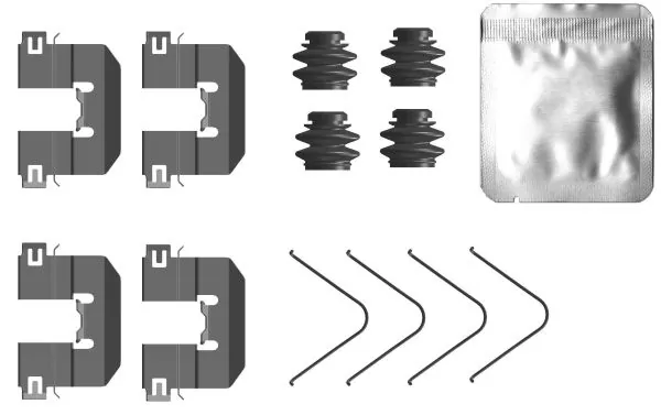 Accessory Kit, disc brake pad 82556300