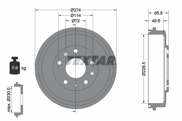 Brake Drum 94047300