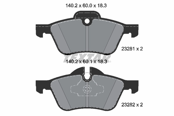Brake Pad Set, disc brake Q+ 2328101