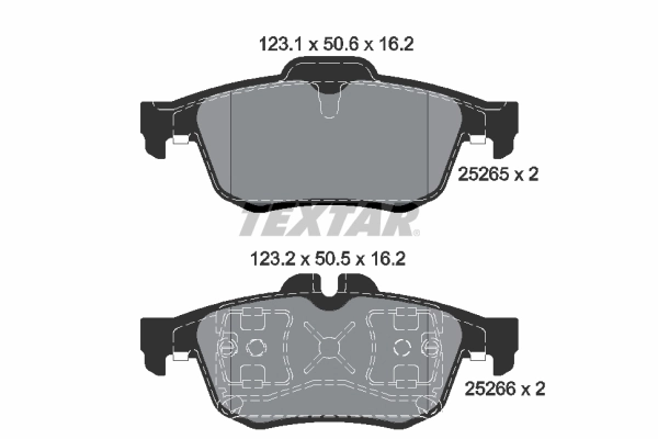Brake Pad Set, disc brake Q+ 2526501