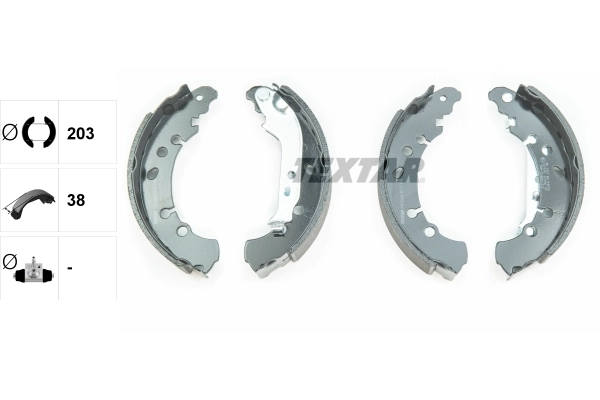 Brake Shoe Set 91075000