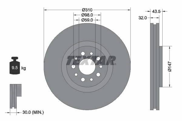 Brake Disc 92118100