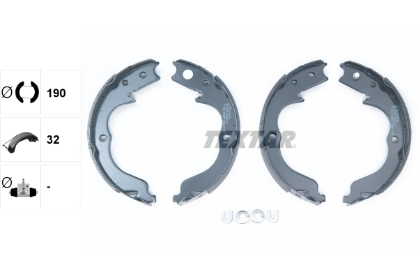 Brake Shoe Set, parking brake 91068300