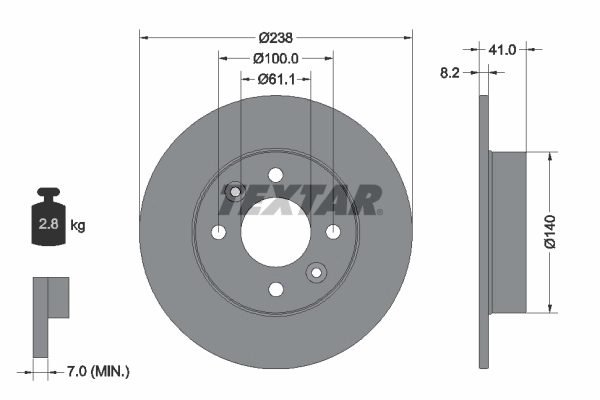 Brake Disc PRO 92036003