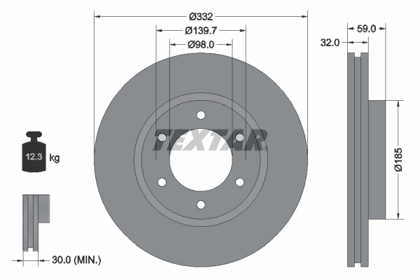 Brake Disc PRO 92320803
