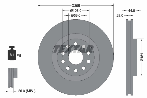 Brake Disc 92115800