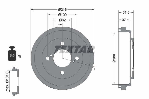 Brake Drum 94049600
