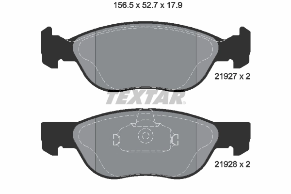 Brake Pad Set, disc brake Q+ 2192703