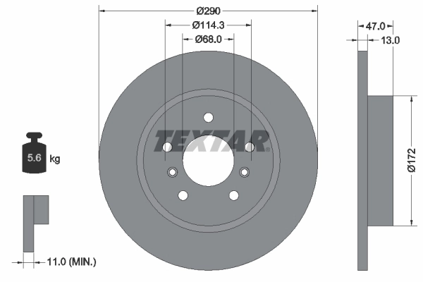 Brake Disc PRO 92274003