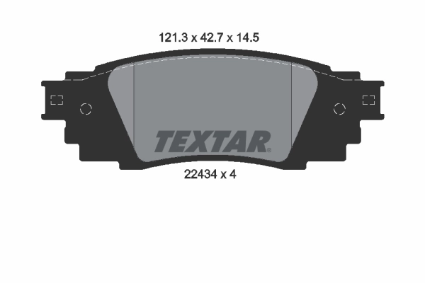 Brake Pad Set, disc brake 2243401