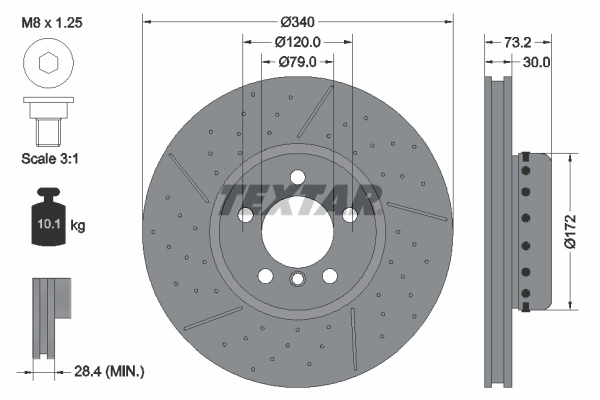 Brake Disc PRO+ 92265025
