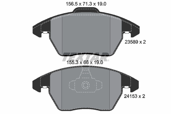 Brake Pad Set, disc brake 2358901
