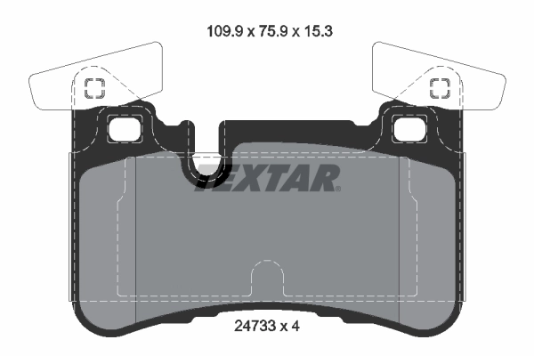 Brake Pad Set, disc brake 2473301