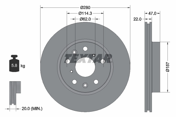 Brake Disc 92156600