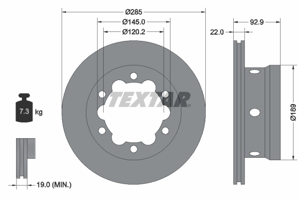 Brake Disc PRO 92089803