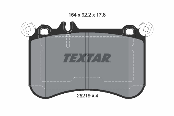 Brake Pad Set, disc brake 2521902