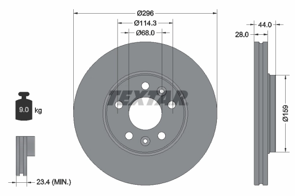 Brake Disc PRO 92268803