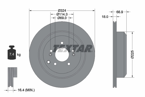 Brake Disc PRO 92242603