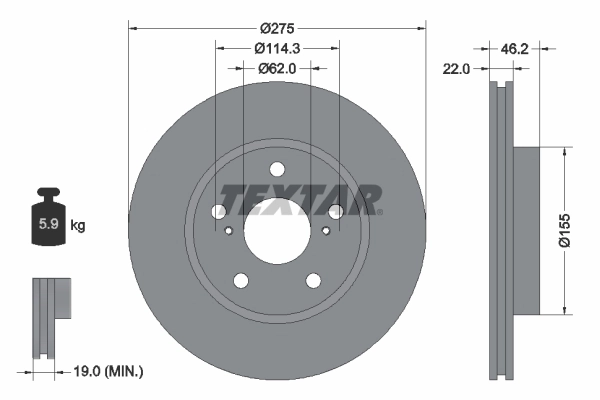 Brake Disc PRO 92163803