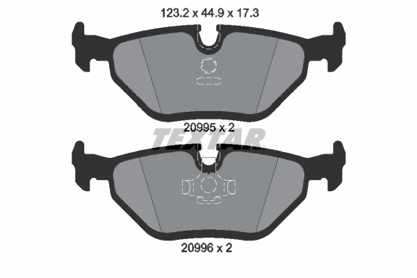 Brake Pad Set, disc brake Q+ 2099501