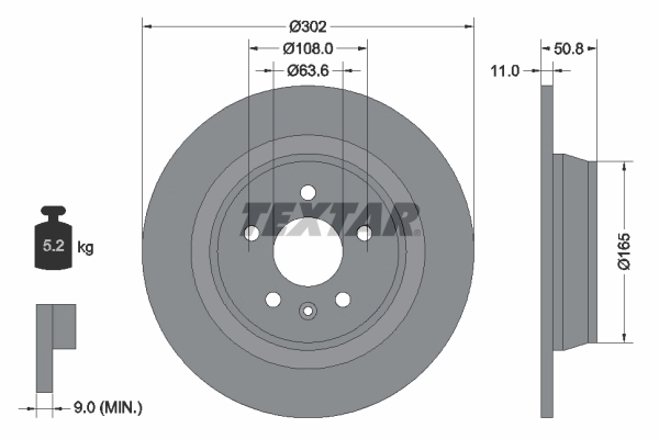 Brake Disc PRO 92159303