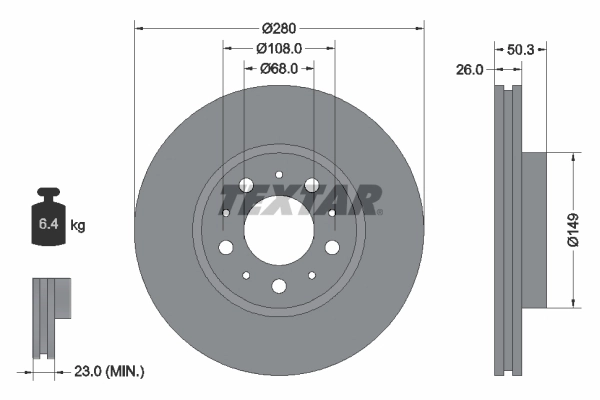 Brake Disc PRO 92066703