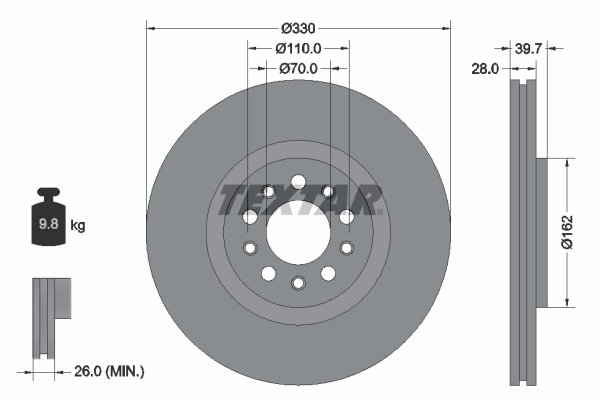 Brake Disc PRO 92220903