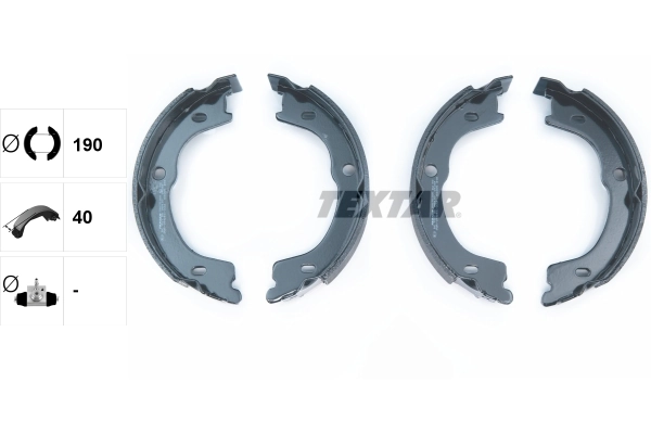 Brake Shoe Set, parking brake 91075300